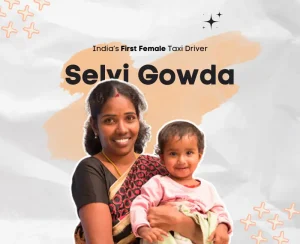 Salvi Gowda First Female Taxi Driver