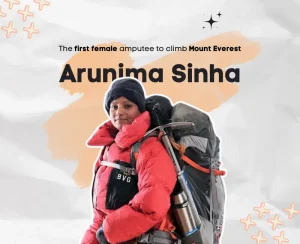 First female amputee to climb Mount Everest - Arunima Sinha